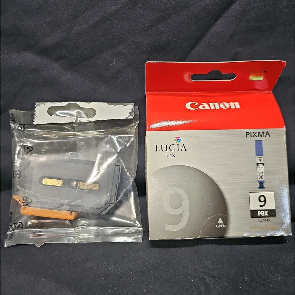 Lucia Ink Genuine Canon Pixma Ink Photo Black PGI-9PBK Pair